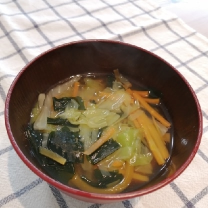 優しい味で、千切りにした野菜も食べやすくておいしかったです☆